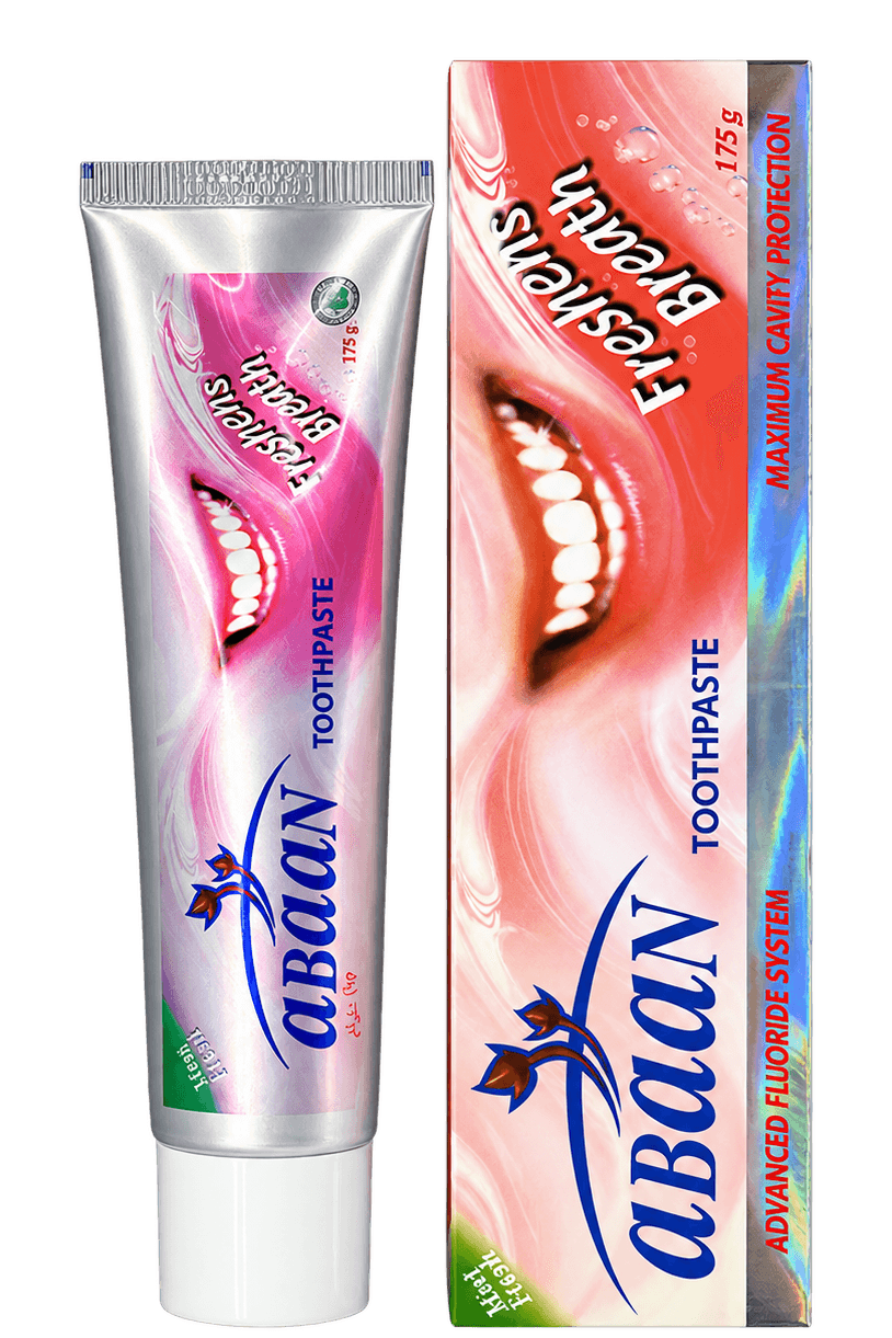 abaan Freshens Breath Toothpaste, 175 g, SKU AB002
