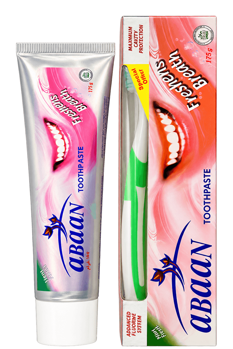 abaan Freshens Breath Toothpaste Set, 175 g, SKU AB003