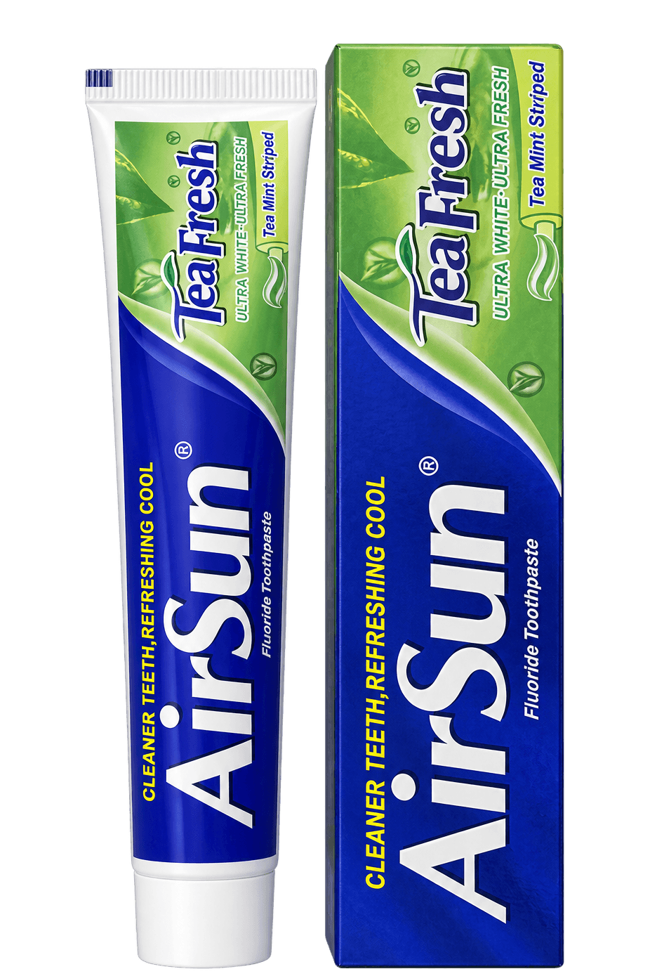 AirSun Tea Fresh Fluoride Toothpaste, 120 g, SKU AS011