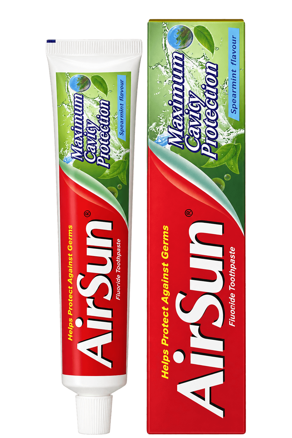 AirSun Maximum Cavity Protection Fluoride Toothpaste, 120 g, SKU AS012