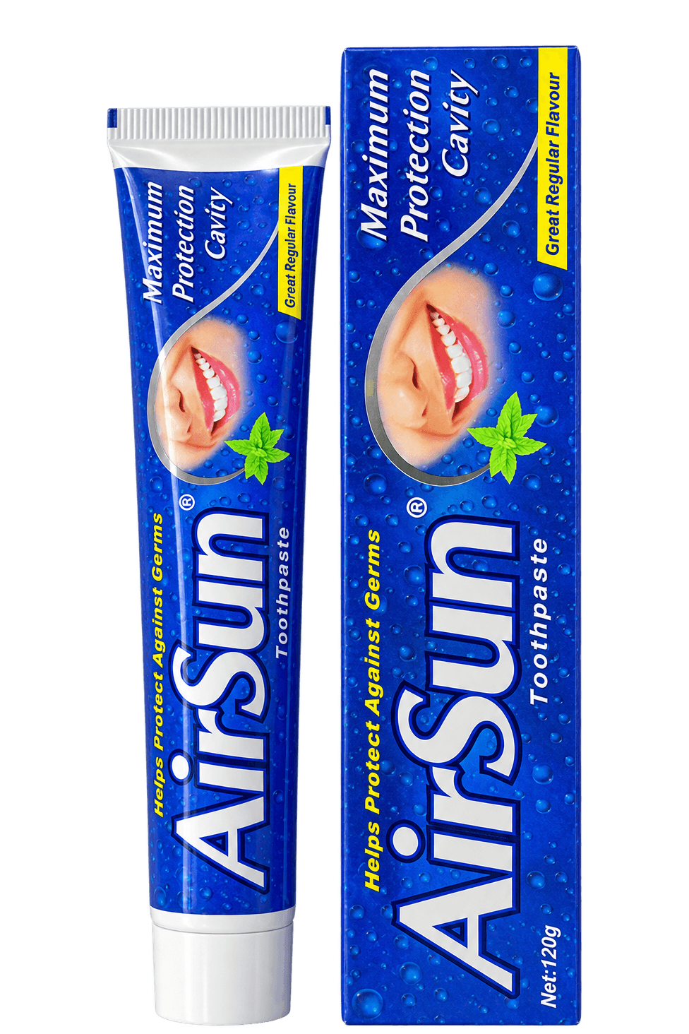 AirSun Maximum Protection Cavity Toothpaste, 120 g, SKU AS277