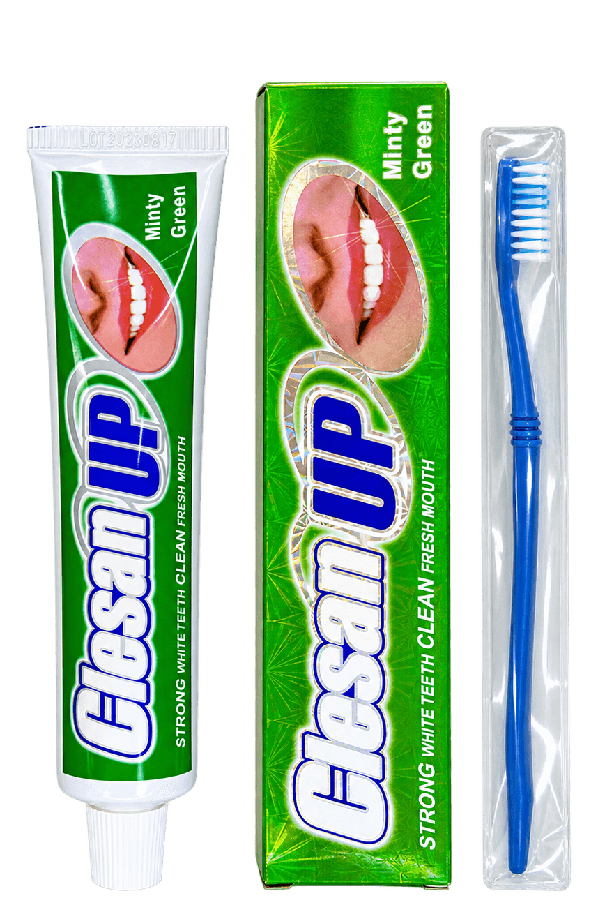 Clesan UP Minty Green Toothpaste Set, 120 g, SKU CL003