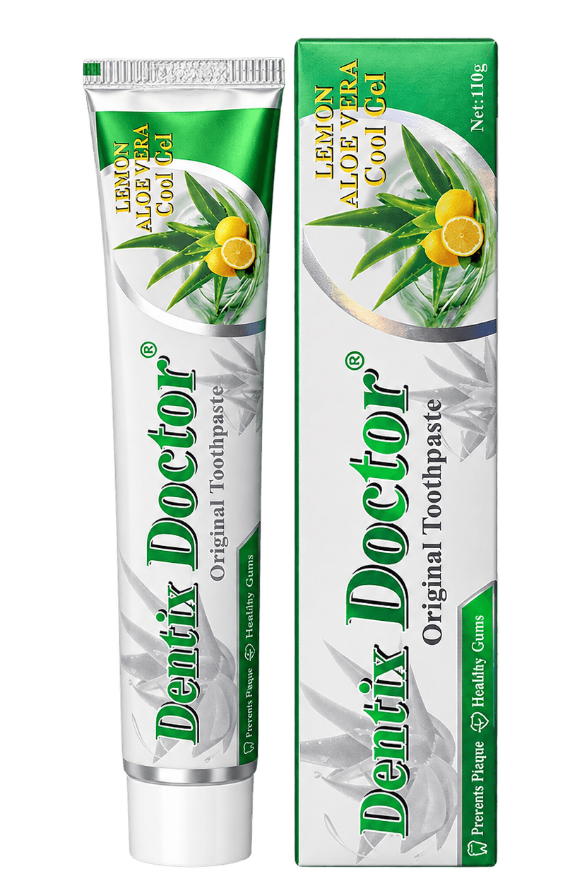 Dentix Doctor Original Lemon Aloe Vera Cool Gel Toothpaste, 110 g, SKU DD292