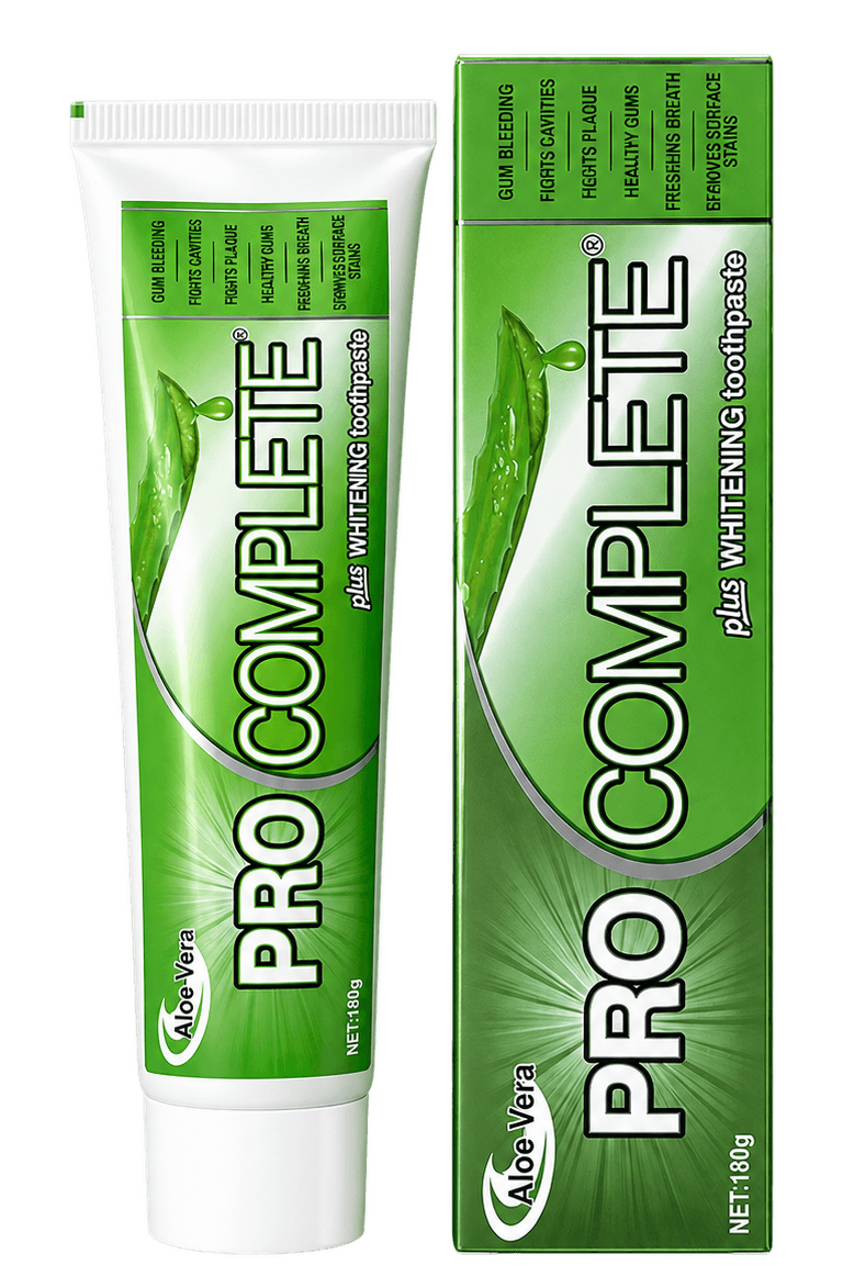 PRO COMPLETE Aloe Vera Plus Whitening Toothpaste, 180 g, SKU PC265