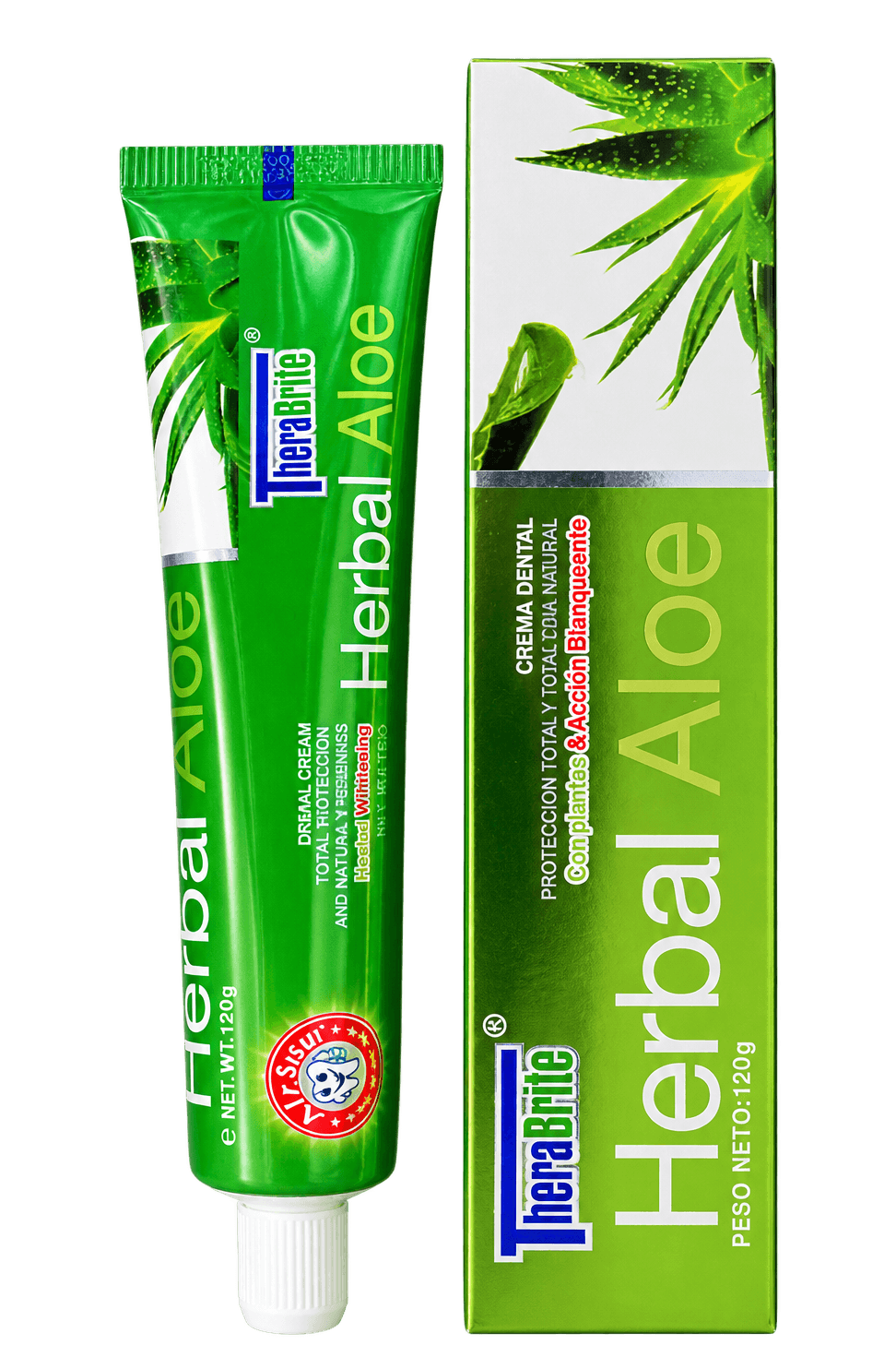 TheraBrite Herbal Aloe Dental Cream, 120 g, SKU TB01