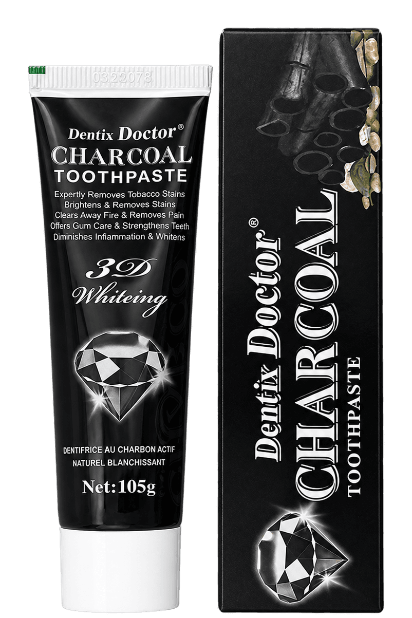 Dentix Doctor Charcoal 3D Whitening Toothpaste, 105 g, SKU DD293